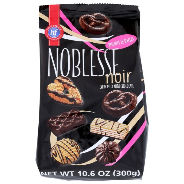 HANS FREITAG: Noblesse Noir Biscuits and Wafers, 10.6 oz