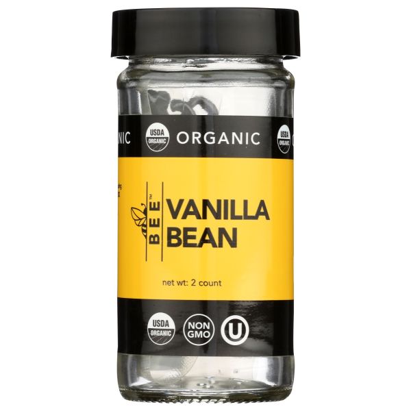 BEESPICES: Organic Vanilla Bean, 2 pc