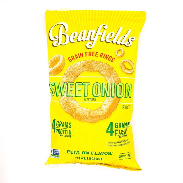 BEANFIELDS: Rings Sweet Onion, 3.5 oz