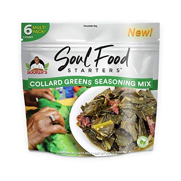 BOOKERS SOUL FOOD STARTERS: Collard Greens Seasoning Mix, 8.4 oz