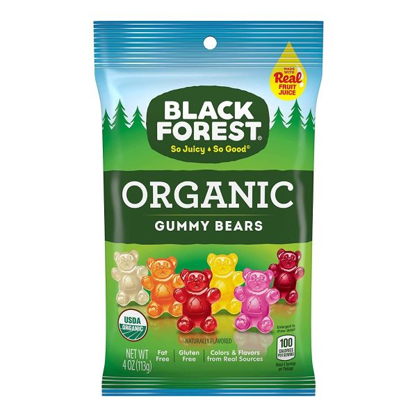 BLACK FOREST: Organic Gummy Bears, 4 oz