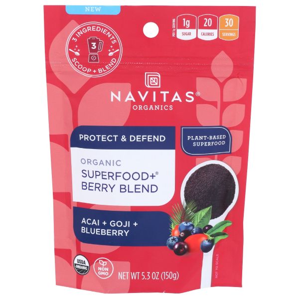 NAVITAS: Organic Superfood Berry Blend, 5.3 oz