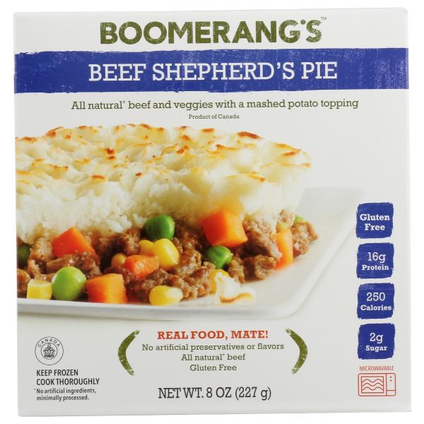 BOOMERANGS: Beef Shepherds Pie, 8 oz