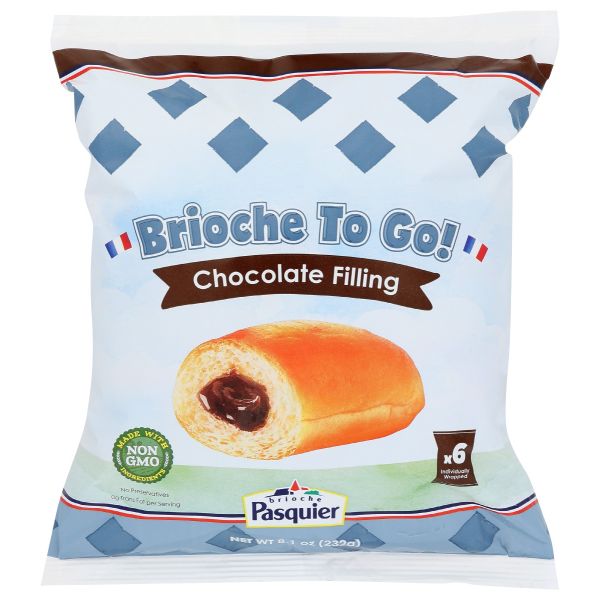 BRIOCHE PASQUIER: Chocolate Filled Pitch, 8.1 oz