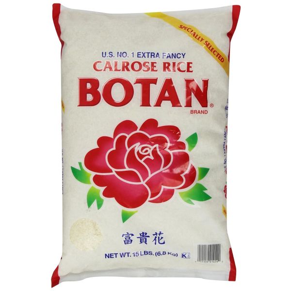BOTAN: Calrose Rice, 15 lb