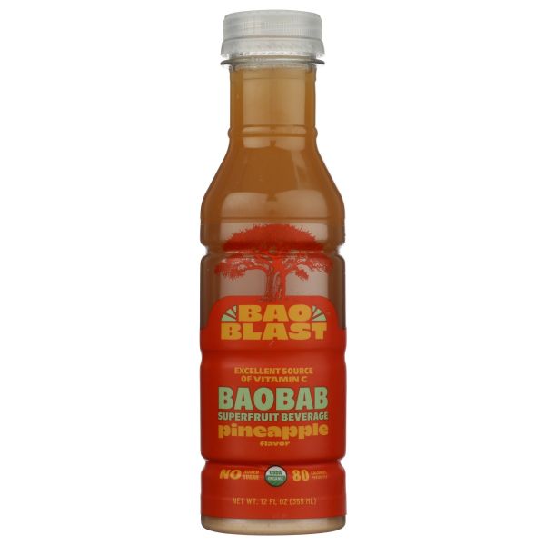 BAOBLAST: Baobab and Pineapple Juice, 12 fo
