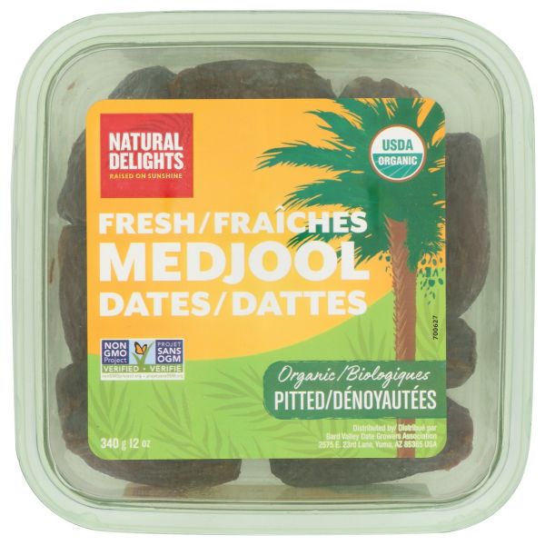 BARD VALLEY: Pitted Fresh Medjool Dates, 12 oz