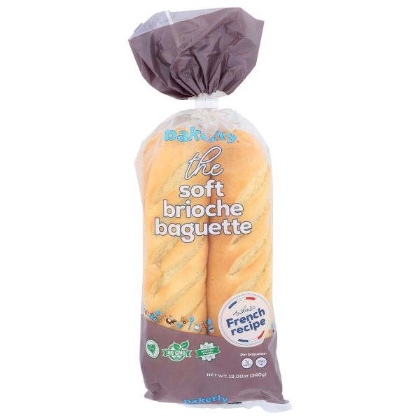 BAKERLY: Soft Baguette Brioche, 12 oz