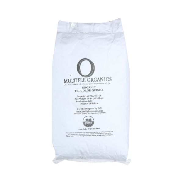 BULK GRAINS: Organic Tri Color Quinoa, 25 lb