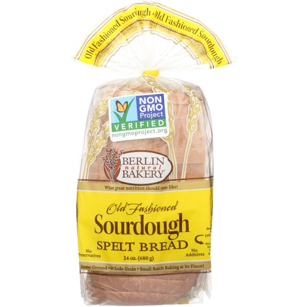 BERLIN BAKERY: Old Fashioned Sourdough Spelt Bread, 24 oz