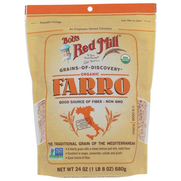 BOBS RED MILL: Organic Farro, 24 oz