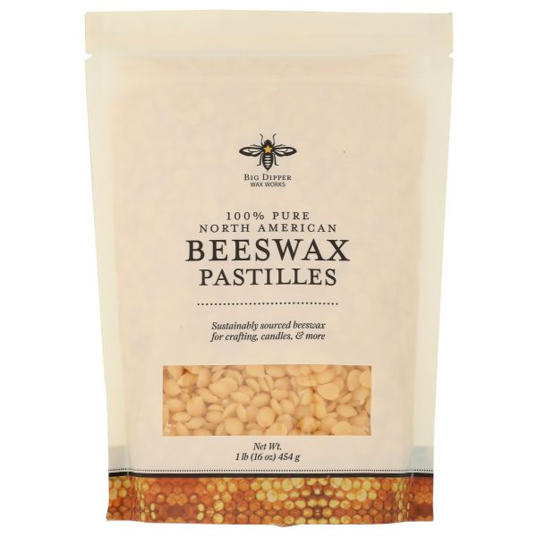 BIG DIPPER WAX WORKS: Pure Beeswax Pastilles, 1 lb