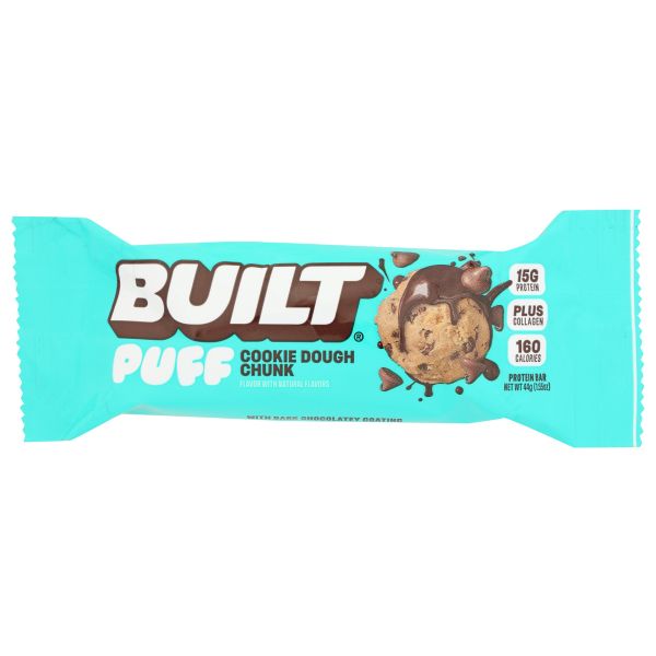 BUILT BAR: Cookie Dough Chunk Puff, 1.55 oz