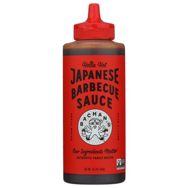 BACHANS: Hella Hot Japanese Bbq Sauce, 15.5 oz