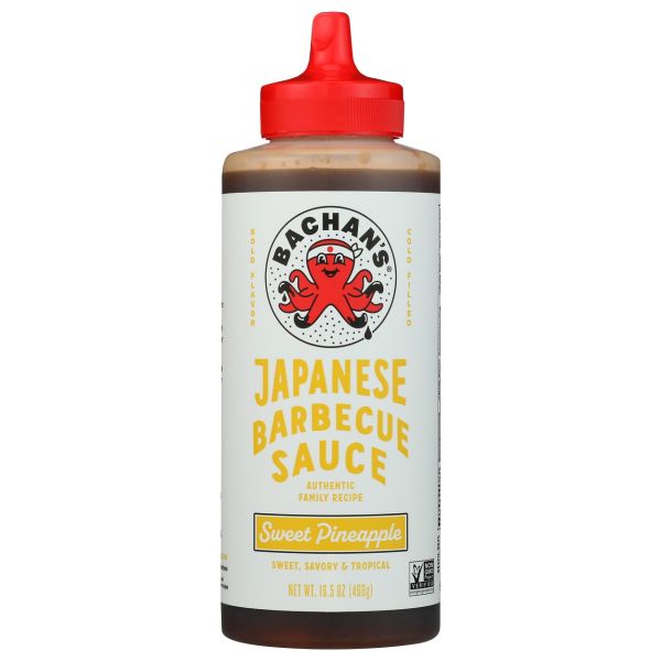 BACHANS: Sweet Pineapple Japanese Bbq Sauce, 16.5 oz