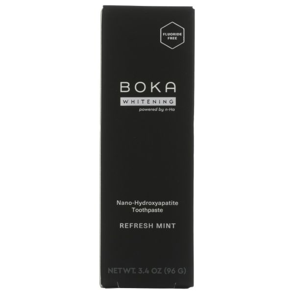 BOKA: Refresh Mint Whitening Toothpaste, 3.4 oz