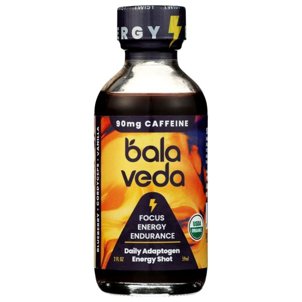 BALAVEDA: Vanilla Blueberry Energy Shot, 2 fo