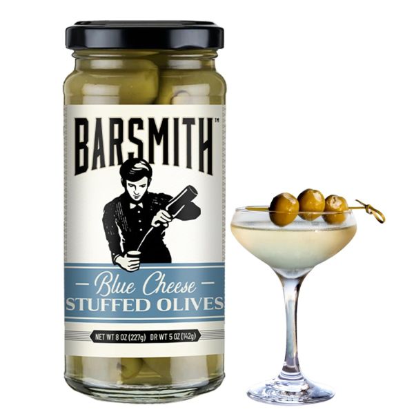 BARSMITH: Blue Cheese Olives, 8 oz