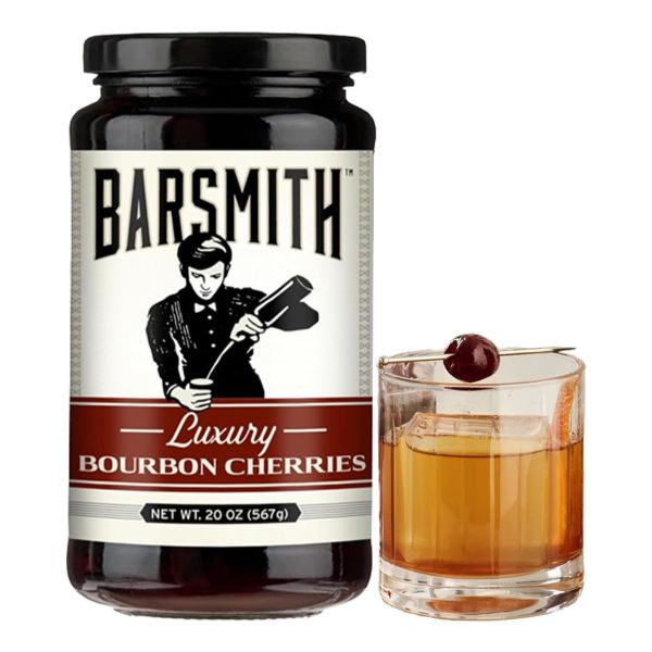 BARSMITH: Luxury Bourbon Cherries, 20 oz