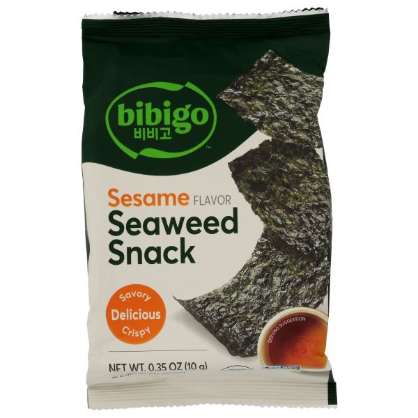 BIBIGO: Sesame Seaweed Snack, 0.35 oz