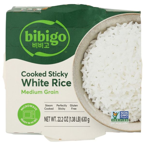 BIBIGO: Sticky White Rice 3 Count, 22.2 oz