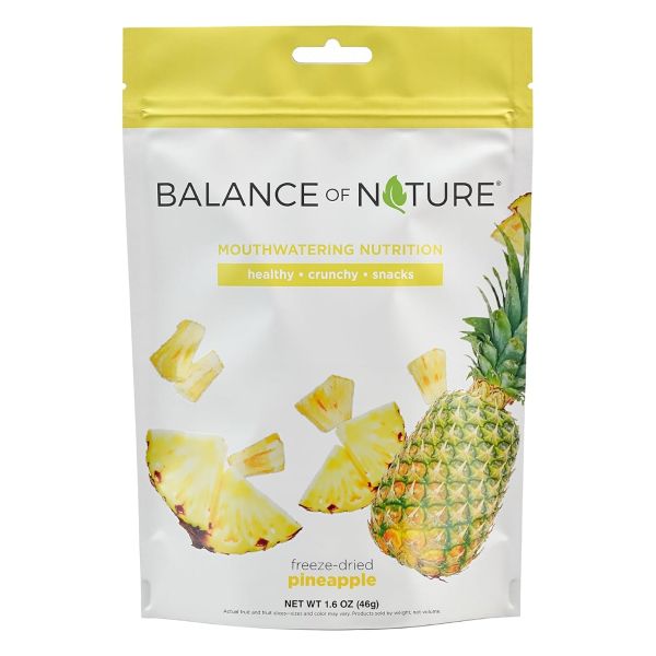 BALANCE OF NATURE: Freeze Dried Pineapple, 1.6 oz