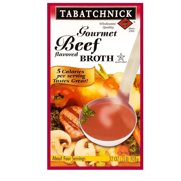 TABATCHNICK: Gourmet Beef Broth, 32 oz