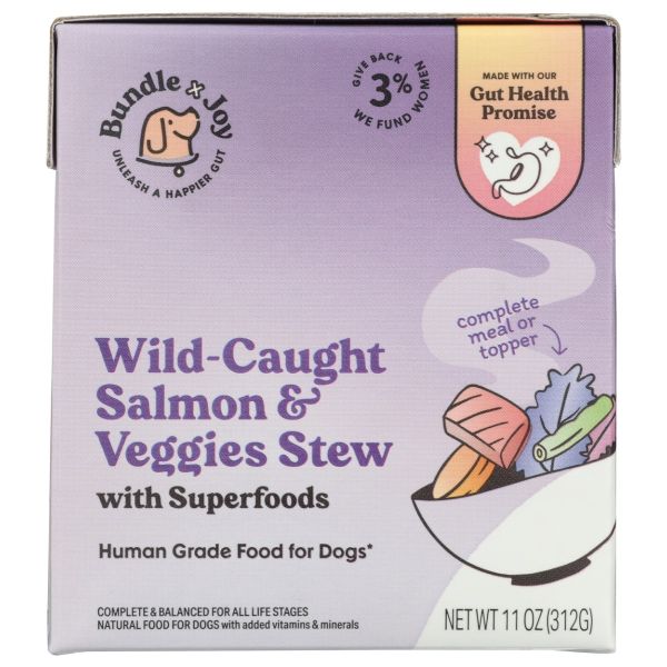 BUNDLE X JOY: Wild Caught Salmon and Veggies Superfood Stew, 11 oz