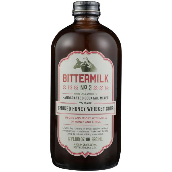 BITTERMILK: No 3 Smoked Honey Whiskey Sour, 17 fo