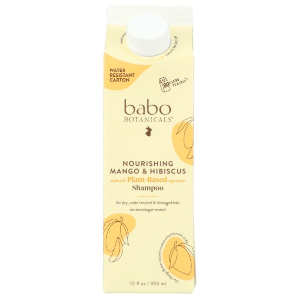 BABOBOTANI: Nourishing Mango Hibiscus Shampoo, 12 fo