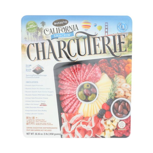 BUSSETO: California Snackin Charcuterie, 16.16 oz