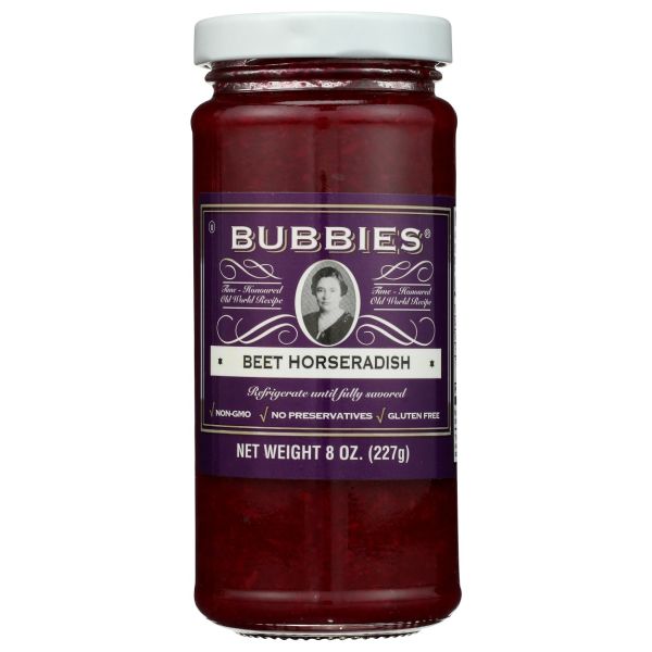 BUBBIES: Beet Horseradish, 8 oz