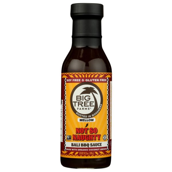 BIG TREE FARMS: Mellow Not So Naughty Bbq Sauce, 14.25 oz