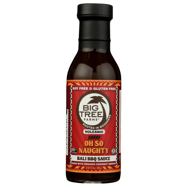 BIG TREE FARMS: Volcanic Not So Naughty Bbq Sauce, 14.25 oz