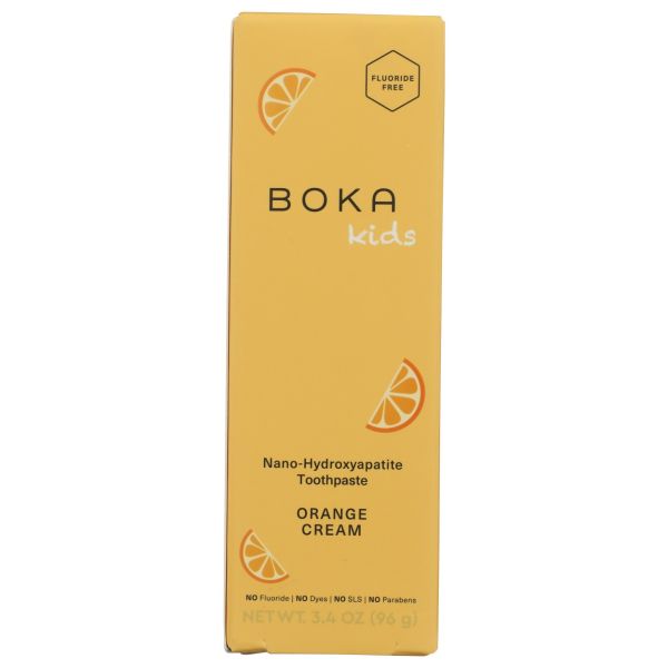 BOKA: Orange Cream Toothpaste, 3.4 oz