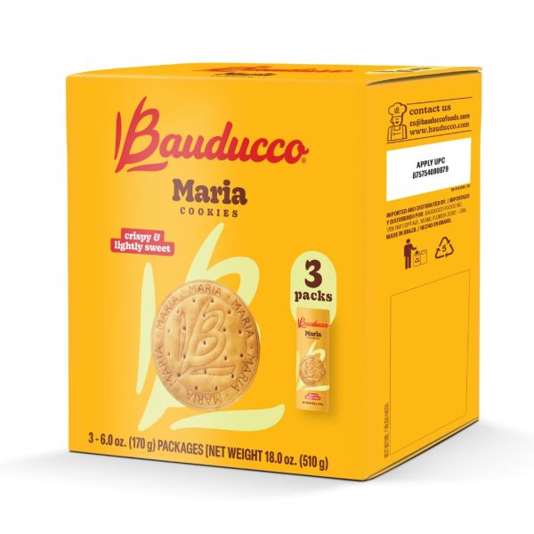 BAUDUCCO: Maria Cookies 3pk, 18 oz