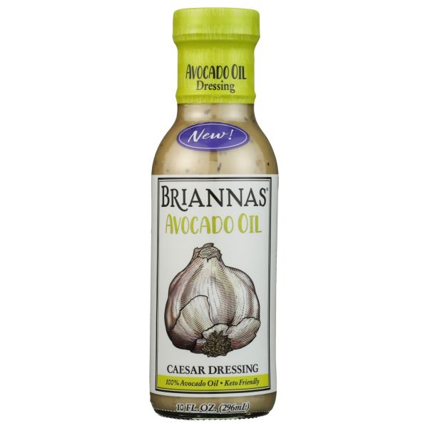 BRIANNAS: Avocado Oil Caesar Dressing, 10 oz