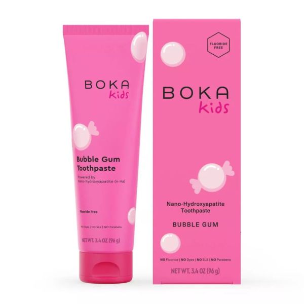 BOKA: Bubblegum Kids Toothpaste, 3.4 oz