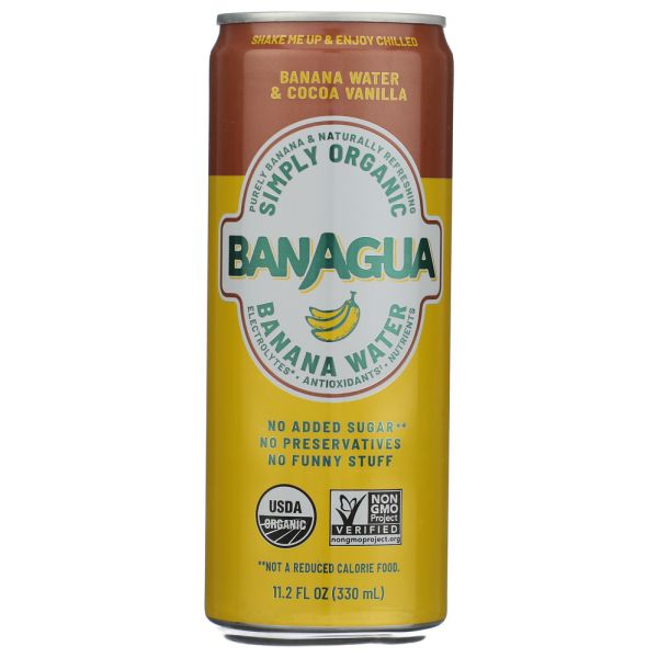 BANAGUA: Banana Water and Cocoa Vanilla, 11.2 fo