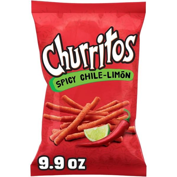 BARCEL: Churritos Spicy Chile Limon Chips, 9.9 oz