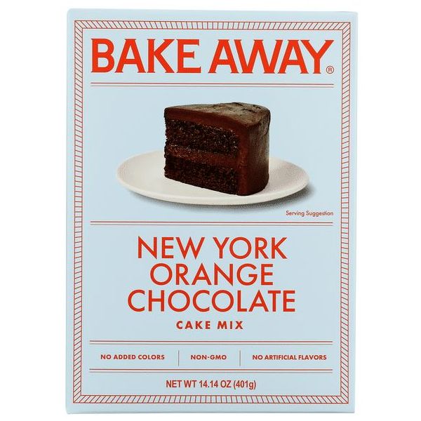 BAKE AWAY: New York Orange Chocolate Cake Mix, 14.14 oz