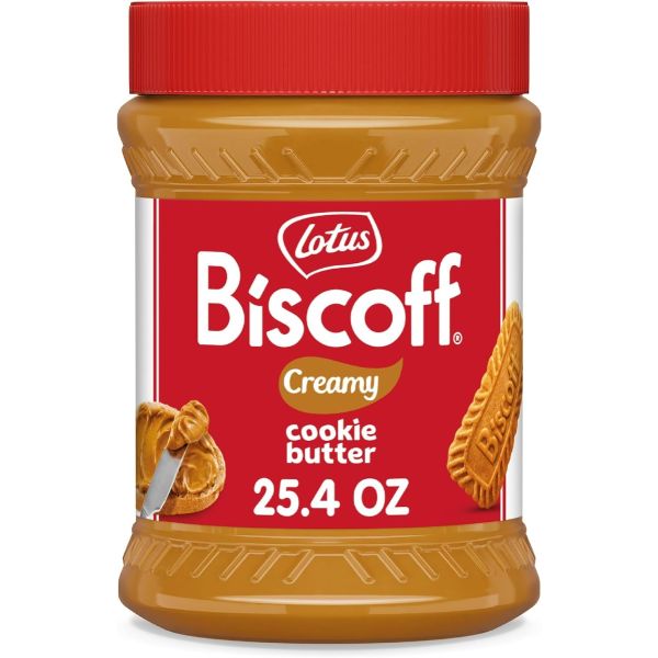 BISCOFF: Creamy Cookie Butter, 25.4 oz