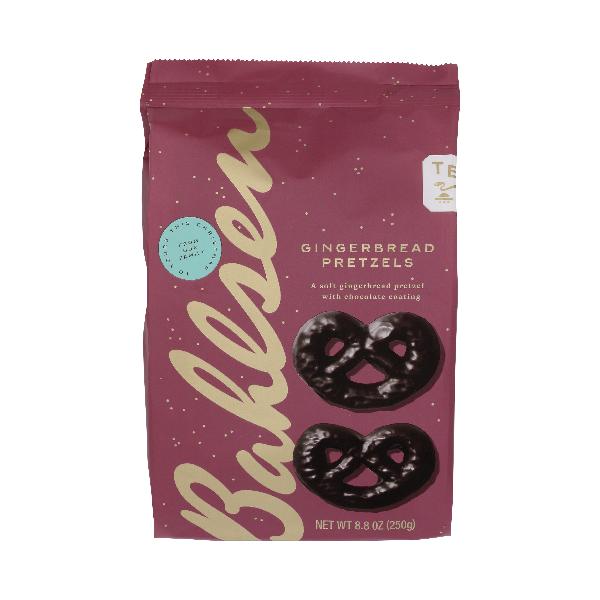 BAHLSEN HOLIDAY: Gingerbread Pretzels, 8.8 oz
