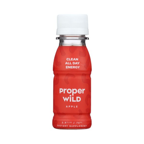 PROPER WILD: Clean All Day Energy Shots Apple, 2.5 fo