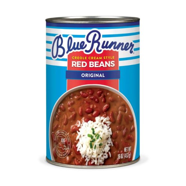BLUE RUNNER: Creole Cream Style Red Beans Original, 16 oz