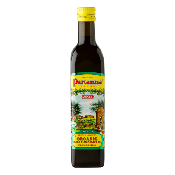 PARTANNA: Organic Extra Virgin Olive Oil, 500 ml