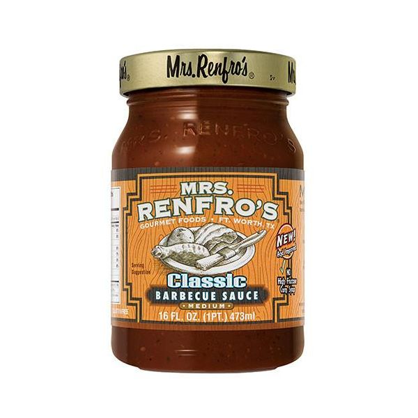 MRS RENFRO: Classic Barbecue Sauce, 16 oz