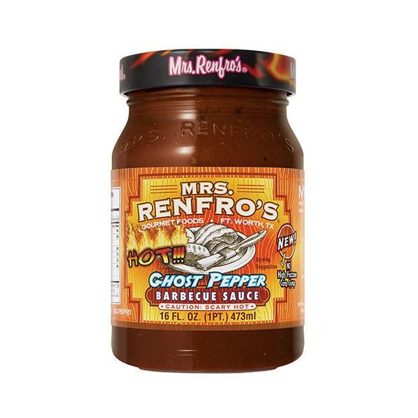 MRS RENFRO: Ghost Pepper BBQ Sauce, 16 oz