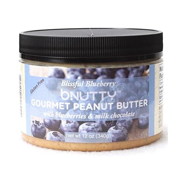 B NUTTY: Peanut Butter Blissful Blueberry, 12 oz