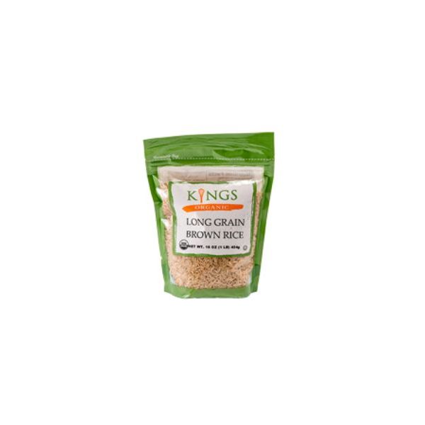 KINGS PRIVATE LABEL: Organic Long Grain Brown Rice, 16 oz